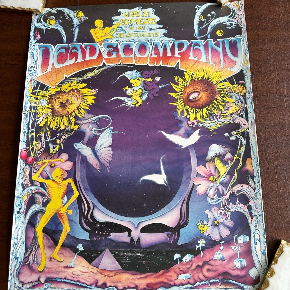 Dead & Company Sphere VIP Poster 7/11-13, 2024.